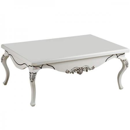 خرید عمده میز جلو مبلی جدید سفید