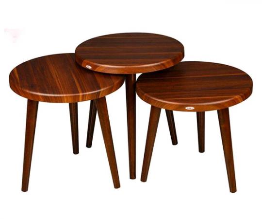 خرید مستقیم میز عسلی سه تایی