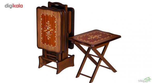 مدلهای متنوع میز عسلی تاشو چوبی